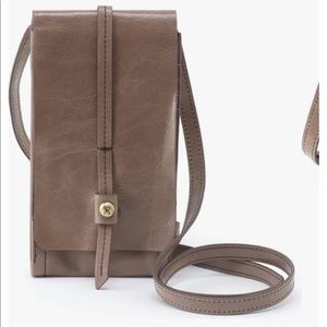 HOBO brand leather smartphone and card wallet crossbody